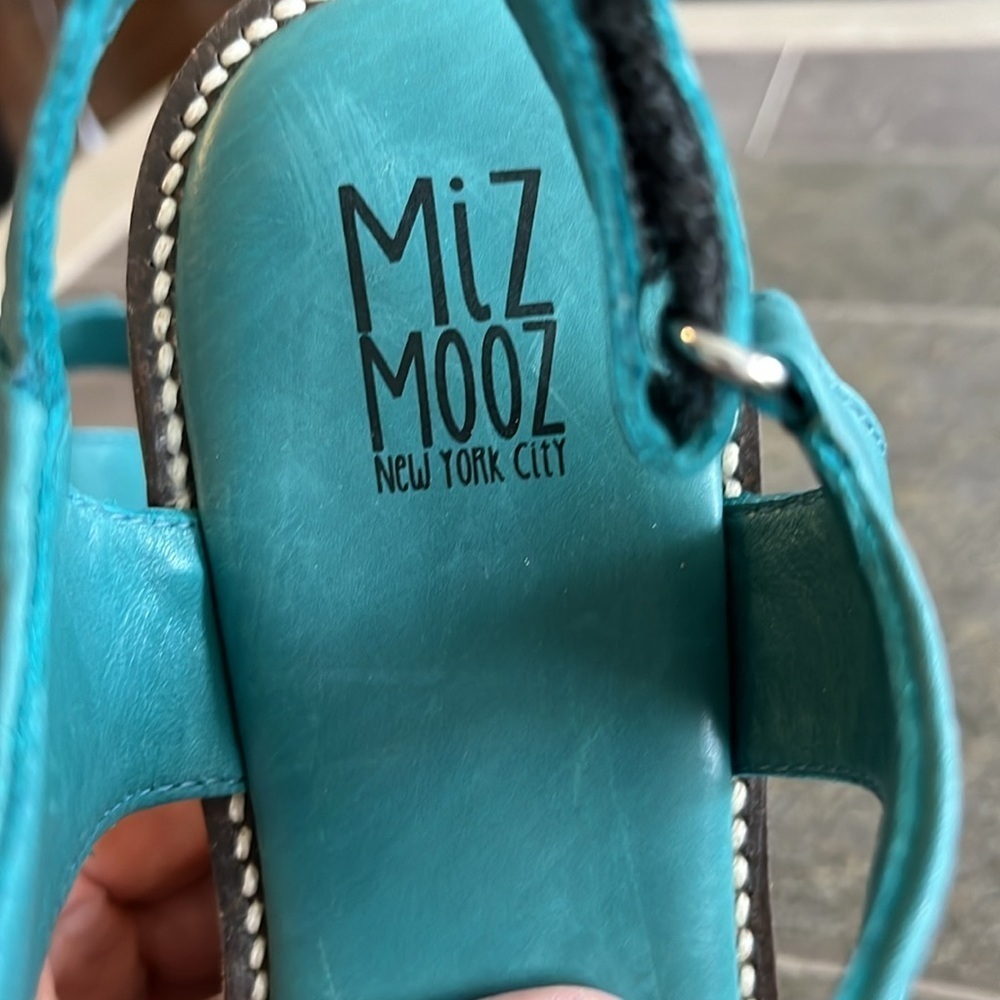 Miz Mooz Vice Platform Marine Leather Size 40 (US 9-9.5) - Picture 7 of 8